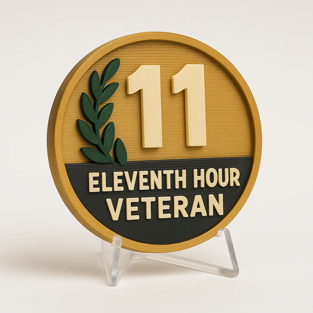 Years of Service - Decade Two (Y11-Y20) badge collection