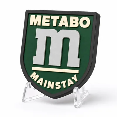 Metabo Mainstay magnetic 3D-printed achievement badge
